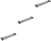 QUMIIRITY 3pcs Pin Male to Female Jumper Wires for Breadboard Connections High-Grade Ribbon Cable Assembly for Electronics Prototyping and Custom Projects