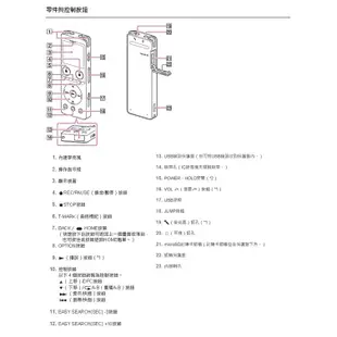 SONY 索尼 ICD-UX570F 錄音筆 4G 黑色/金色/銀色