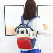 Large Capacity Canvas Mommy Bag Diaper Backpack Baby Bottle Maternity Bag