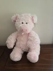 AURORA Tubbie Wubbie Fuzzy Soft Pink Pig Plush Stuffed 12"