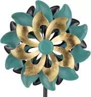 Wind Spinner 5 Prongs Stake Outdoor Yard Garden Patio Lawn Yard Art Decoration