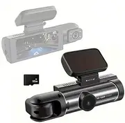 zolyet 1080P DVR era Fro & Inside Driving with 3.16 Inch IPS Screen 170° Wide Angle Support Clear Collision Locking and Loop Black