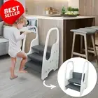 Toddler 3 Step Stool Kids Learning Tower for Kitchen Bathroom Potty Training