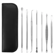 7PC Blackhead Acne Comedone Pimple Blemish Extractor Remover Stainless Tool Kit