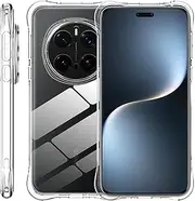 zZjoOoj Crystal Clear Case Compatible with Honor Magic 7 Pro, Camera Protection, Scratch-Resistant, Ultra Thin Protective Case with Shockproof Protective Corners, Clear Soft Silicone TPU Mobile Phone
