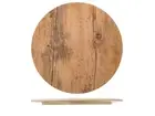 Dish IN Melamine Round Decorum Wood Cm28 H&h