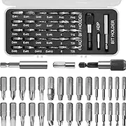 Screw Extractor, 33Pcs Damaged Screw Extractor Bit Set with Extension Bit Holder and Socket Adapter for Removing Stripped or Damaged Screws