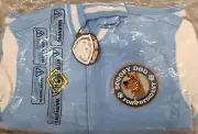 Freeze Max Scooby-Doo Blue Team Scooby Doo Full-Zip Varsity Jacket Size 2XL NEW