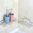 Bath Organizer Shower Caddy Shelf Stainless Steel With Non Marking Adhesive For