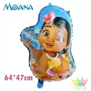 64cm Baby Moana Balloon Foil. Lolly Loot Bag Cake Party Cupcake Decoration Flags