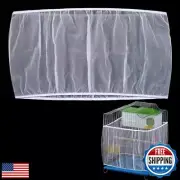Chihutown Bird Cage Seed Catcher Skirt, Bird Cage Mesh Net Cover, Parakeet Ca