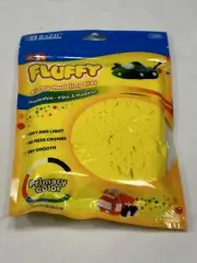 fluffy air dry modeling clay for kids 2 OZ YELLOW