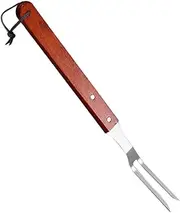 BEBEMOKO Stainless Steel BBQ Skewers with Wooden Handle Roasting Forks for Meat Vegetables Fruits Barbecue Tools for Camping Parties Family Gatherings
