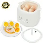Electric Egg Cooker with Auto Shut-Off, Hard & Soft Boiled Egg Maker Machine
