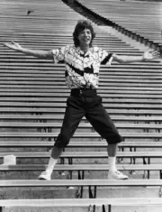 Mick Jagger meets the US press at the John F Kennedy Stadium Phila- Old Photo 1