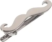 [Veemoon] Beard Style Tie Clip for Men Elegant Necktie Bar Clip for Wedding Business Formal Occasion Christmas