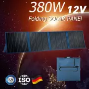 380W 12V Folding Solar Panel Blanket 380 Watt Mono Flexible Mat Charging Battery