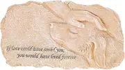 SEWOART Angel Dog Memorial Stone Resin Pet Memorial Present for Garden Decorative Dog Statue for Backyard Remembrance