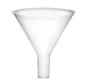 Eisco Labs Powder Funnel, 2.6" Diameter - Polypropylene Plastic - Parallel Stem