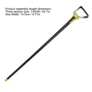Garden Hoe Tool Long Handle Weeding Hoe Adjustable Stirrup Hoe Three Sections