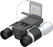 12X32 Digital Binoculars Camera, 5MP Video Photo Recorder Camcorder, 2.0 Inch HD Screen 1080P HD Telescope Camera for Bird Watching Sports Games, As Gift