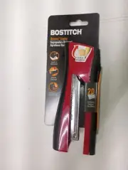Bostitch Dynamo Stapler with Built-in Pencil Sharpener, Red/Black 20 Sheets
