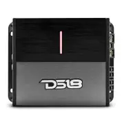 DS18 ION1000.4D 3000 Watt Compact Full-Range Class-D 4-Channel Car Amplifier Amp