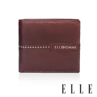 在飛比找ETMall東森購物網優惠-【ELLE HOMME】ELLE時尚真皮經典款 皮夾/男夾/