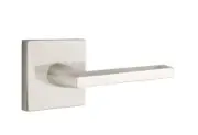 EMTEK Concealed Fastener Square Rosette Privacy Set with Matching Finish Helios