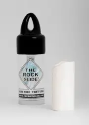 Rock Slide Medium Riptide Ceramic Guitar Slide - Glacier White, New!