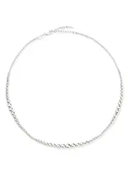 Missoma Articulated Rhodium-plated Choker - Silver ONE SIZE