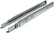 GlideRite Hardware 1070-Z - 10-inch 100 Lb. Full Extension Ball Bearing Drawer Slides with 1 Over-Travel