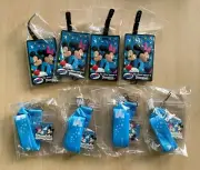 Disney Set of four Luggage Tags, Lanyards, Pins, and Cardholders BRAND NEW