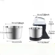 1Pc-Dual-Power Kitchen Mixer - Electric & Manual Handheld Blender for Baking/Coo