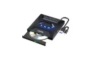 UNITEK 5-in-1 External Optical Drive with USB Hub. High-Speed Writing & Reading;