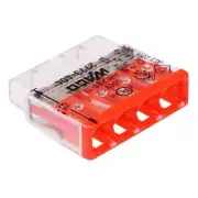 25 x 2773-404 WAGO Compact 4 Way Push Wire Connector 32A
