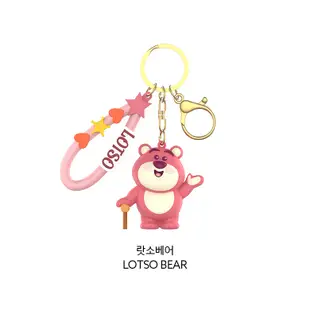韓國 迪士尼 草莓熊 熊抱哥 玩具總動員│鑰匙圈 吊飾 掛飾 提繩飾品