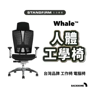 Backbone Whale 抹香鯨座人體工學旗艦椅 工作椅 強網領航款 台灣品牌 家居 電腦椅 辦公椅 椅子 可調節