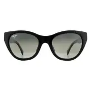 Maui Jim Sunglasses Capri GS820-02N Black with Transparent Gray Gray Polarized