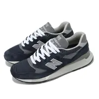 在飛比找PChome24h購物優惠-New Balance 紐巴倫 休閒鞋 998 男鞋 海軍藍