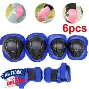 Skateboard Elbow Knee Guard Wrist Roller Protector Pads PK Kids Outdoor Skating
