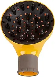 harayaa Dryer Diffuser Hairs Blower Dryer Diffuser High Temperature Resistance Portable Hairs Diffusers Attachment for Home Use, Yellow