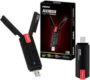 Fenvi WiFi 6 AX1800 USB3.0 WiFi Adapter Dual Band 802.11ax Wireless Gigabit AX1800Mbps WiFi 6 USB Network Card 5Ghz 1201Mbps 2.4Ghz 574Mbps MU-MIMO for Desktop Laptop pc Windows 7/10/11