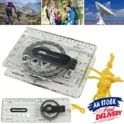 Maps Military Lensatic Pocket Compass Hiking Baseplate Orienteering Army Camping