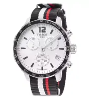 Tissot Quickster Men's 42mm Black & White Swiss Made Quartz Watch T0954171703701