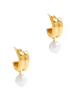 Agmes Juliette Gold-vermeil Hoop Earrings - One Size One Size