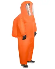 Hazmat Hazard Inflatable Costume Suit