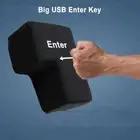 Soft Cushion USB Vent Button USB Keyboard Computer Enter Key For Programmer