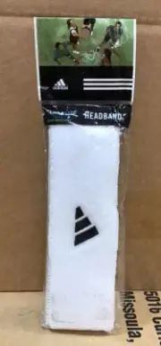 Adidas White Headband Climalite Odor Resistant C22