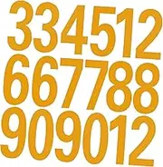 TEHAUX Reflective Mailbox Numbers Stickers Large Letter Box Decals Self-adhesive Decal Stickers Weatherproof Numbers Inches Suitable for Outdoor Use